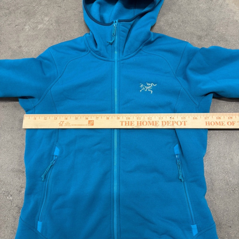 Arcteryx Kyanite Hoodie Women Small Turquoise Blue Ski Touring Soft Fleece Gorp - Picture 9 of 13